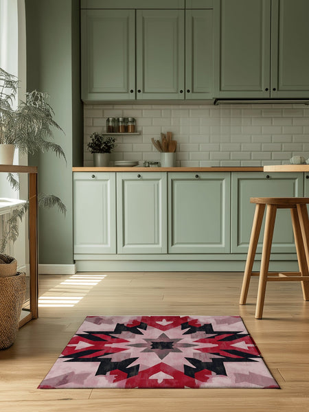 Bohemian Firelight Tapestry Rug | Nature - Inspired Rug by districtoasis