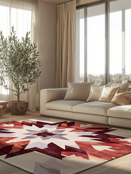 Bohemian Firelight Tapestry Rug | Nature - Inspired Rug by districtoasis