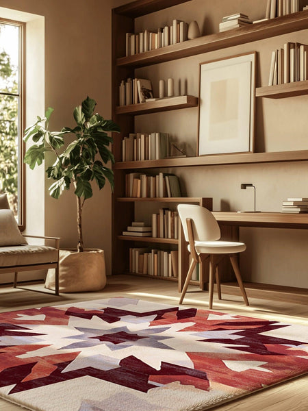 Bohemian Firelight Tapestry Rug | Nature - Inspired Rug by districtoasis