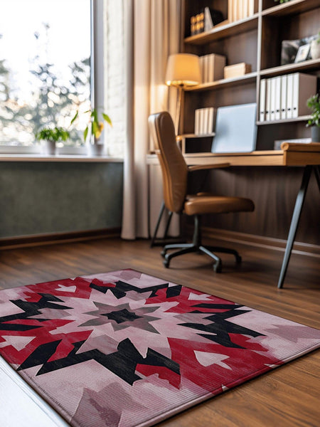 Bohemian Firelight Tapestry Rug | Nature - Inspired Rug by districtoasis