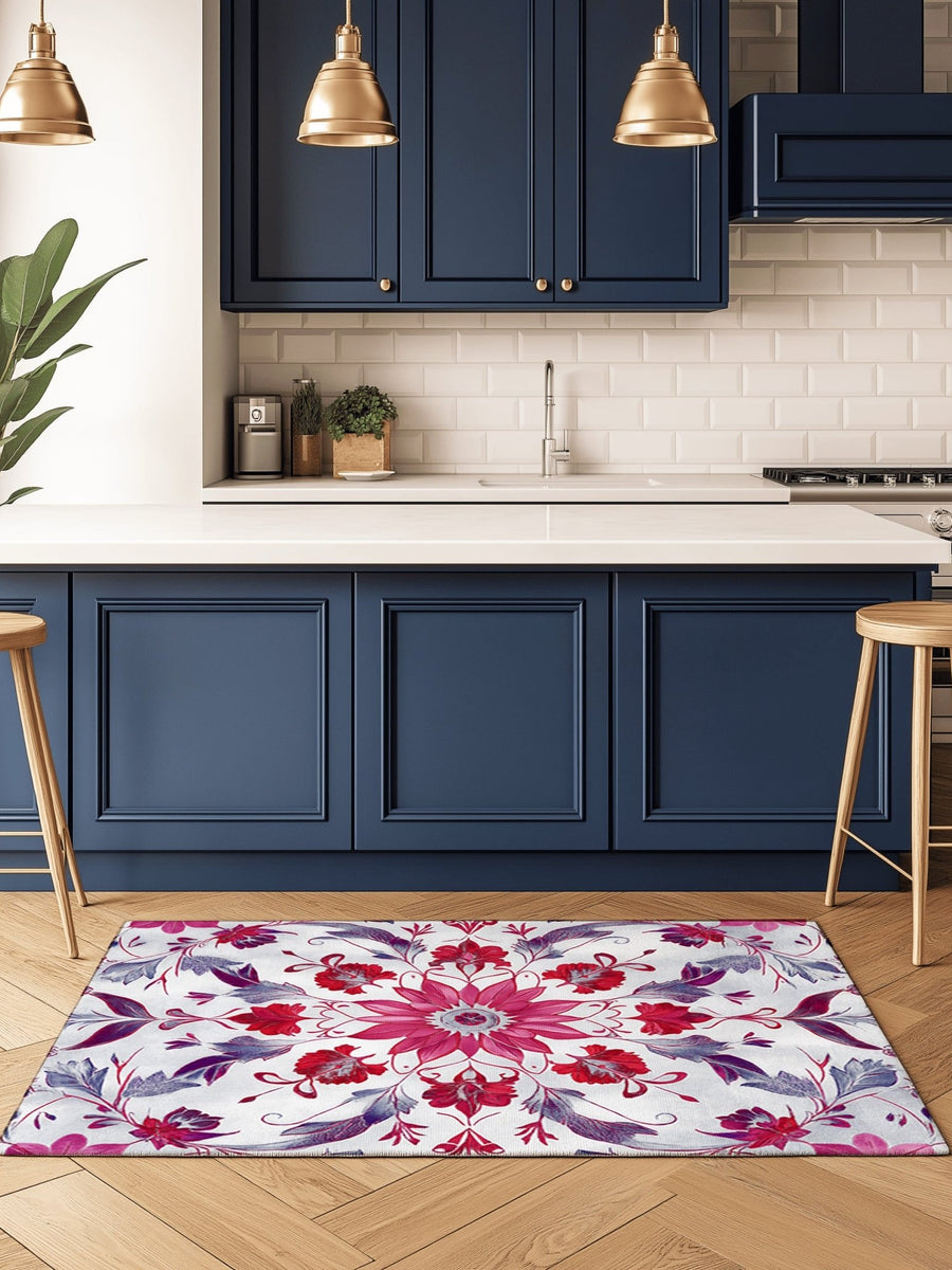 Botanical Elegance Rug | Nature - Inspired Rug by districtoasis