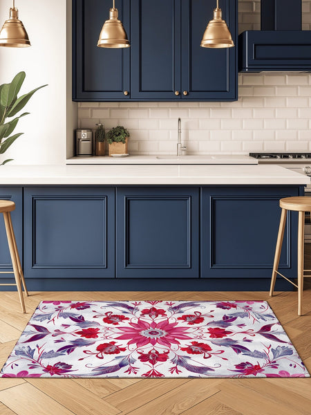Botanical Elegance Rug | Nature - Inspired Rug by districtoasis
