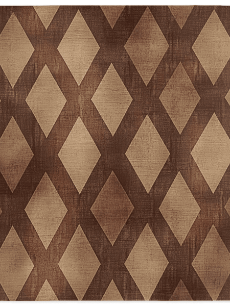 Nature’s Woven Lattice Rug – Earth-Inspired Elegance