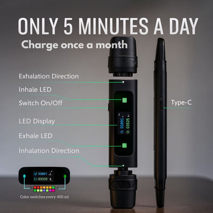 Breathing Trainer for Calm, Focus, and Better Sleep - OasisAir™