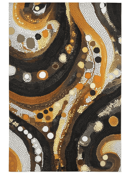 Desert Tranquility Rug – Australian Desert Design, Soft & Durable | Nature - Inspired Rug by districtoasis