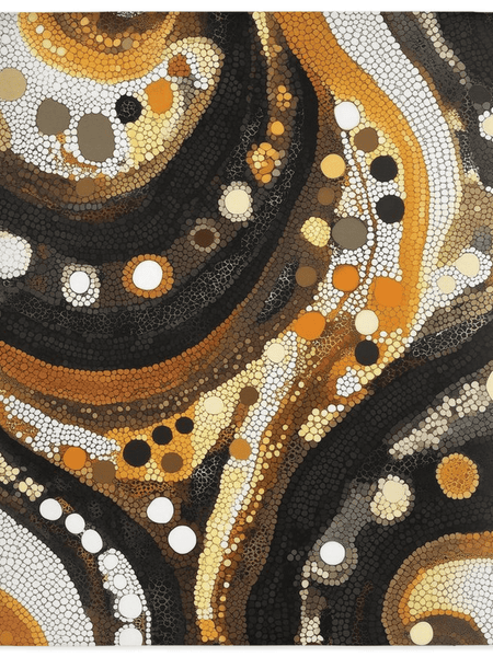 Desert Tranquility Rug – Australian Desert Design, Soft & Durable | Nature - Inspired Rug by districtoasis