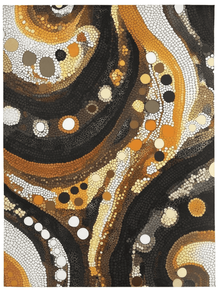 Desert Tranquility Rug – Australian Desert Design, Soft & Durable | Nature - Inspired Rug by districtoasis