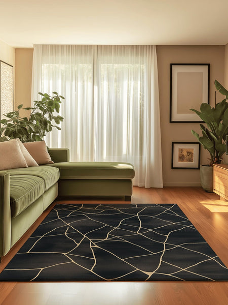 Earthbound Balance Rug – Minimalist Earth Tones, Soft & Durable | Nature - Inspired Rug by districtoasis