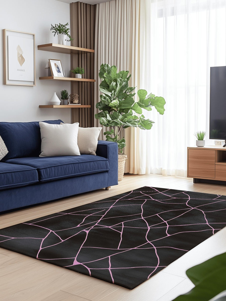 Earthbound Balance Rug – Minimalist Earth Tones, Soft & Durable | Nature - Inspired Rug by districtoasis
