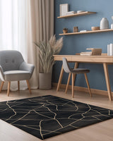 Earthbound Balance Rug – Minimalist Earth Tones, Soft & Durable | Nature - Inspired Rug by districtoasis