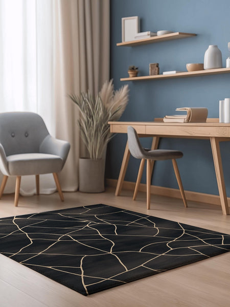 Earthbound Balance Rug – Minimalist Earth Tones, Soft & Durable | Nature - Inspired Rug by districtoasis