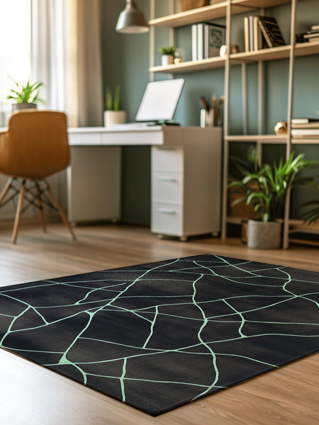 Earthbound Balance Rug – Minimalist Earth Tones, Soft & Durable | Nature - Inspired Rug by districtoasis