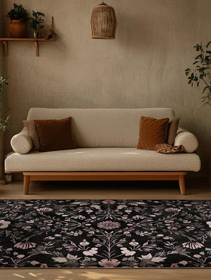 Enchanted Grove Rug | Nature - Inspired Rug by districtoasis