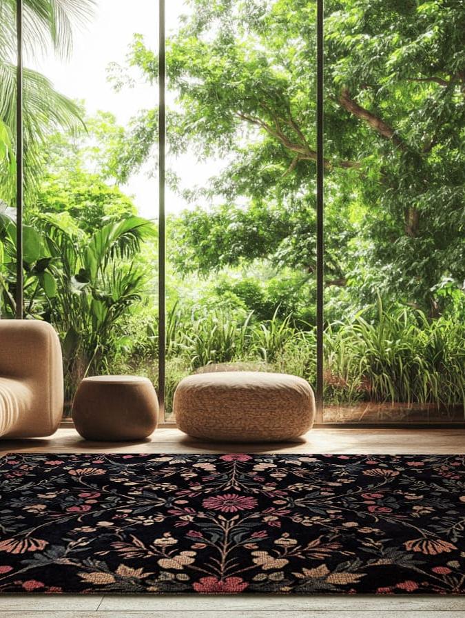 Enchanted Grove Rug | Nature - Inspired Rug by districtoasis