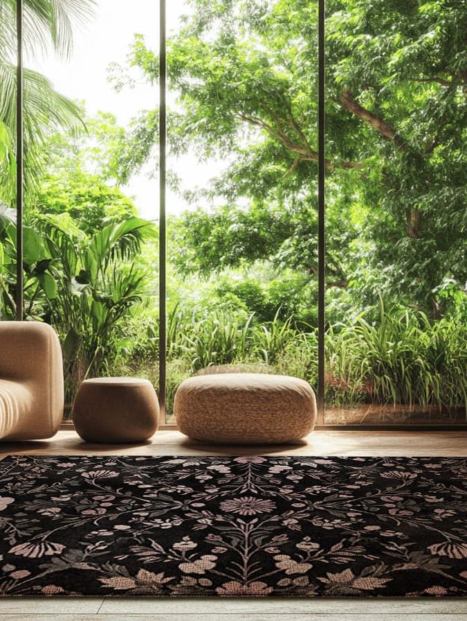 Enchanted Grove Rug | Nature - Inspired Rug by districtoasis