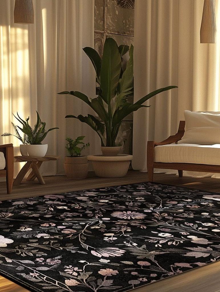Enchanted Grove Rug | Nature - Inspired Rug by districtoasis