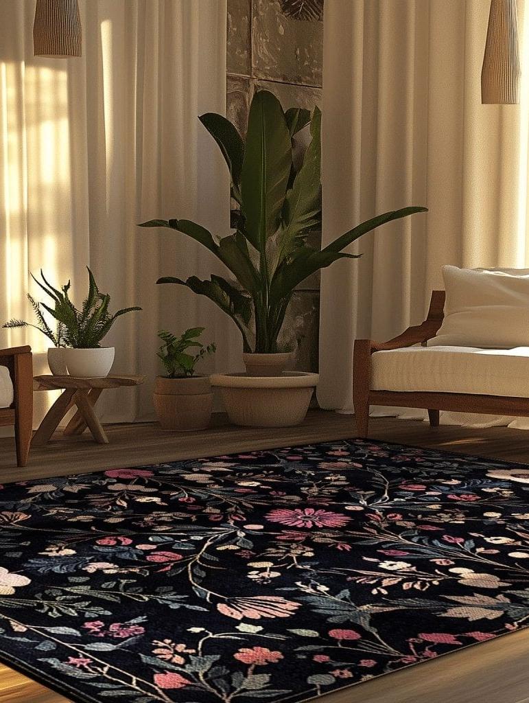 Enchanted Grove Rug | Nature - Inspired Rug by districtoasis