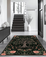 English Cottage Tree of Life Rug | Nature - Inspired Rug by districtoasis