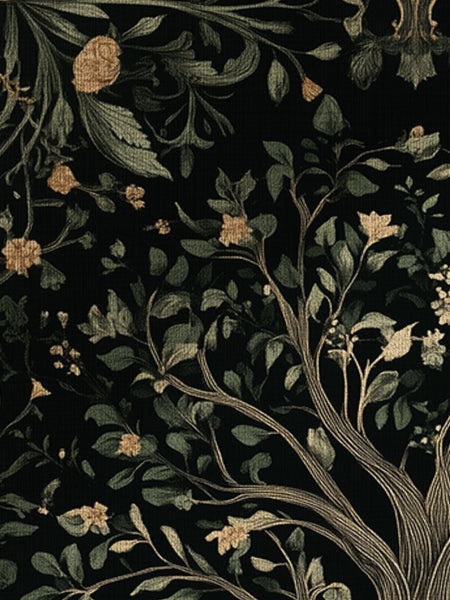 English Cottage Tree of Life Rug | Nature - Inspired Rug by districtoasis