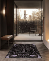 English Cottage Tree of Life Rug | Nature - Inspired Rug by districtoasis