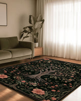 English Cottage Tree of Life Rug | Nature - Inspired Rug by districtoasis