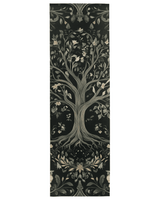 English Cottage Tree of Life Rug – Timeless Garden Charm, Soft & Rooted | Nature - Inspired Rug by districtoasis