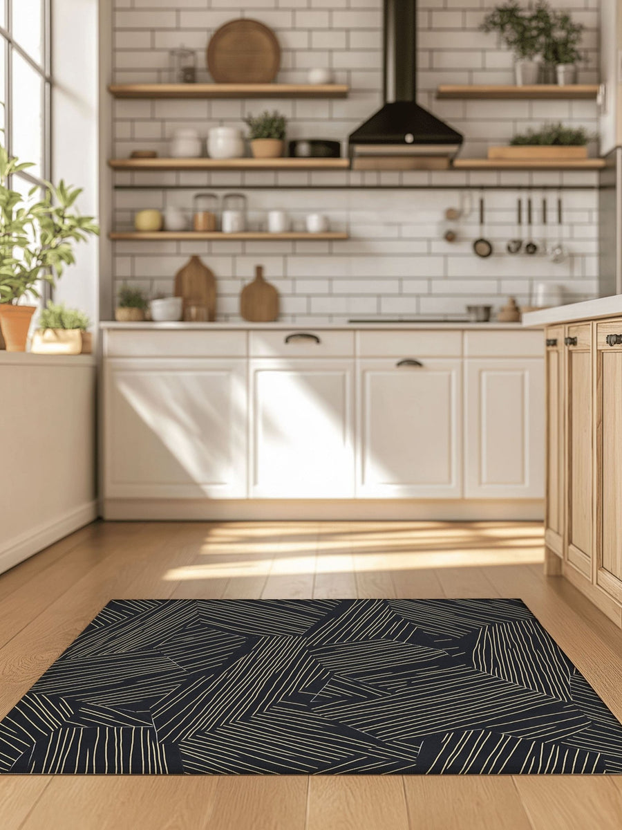 Ethereal Leafwork Rug | Nature - Inspired Rug by districtoasis