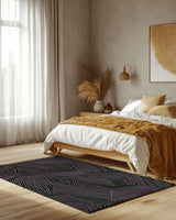 Ethereal Leafwork Rug | Nature - Inspired Rug by districtoasis