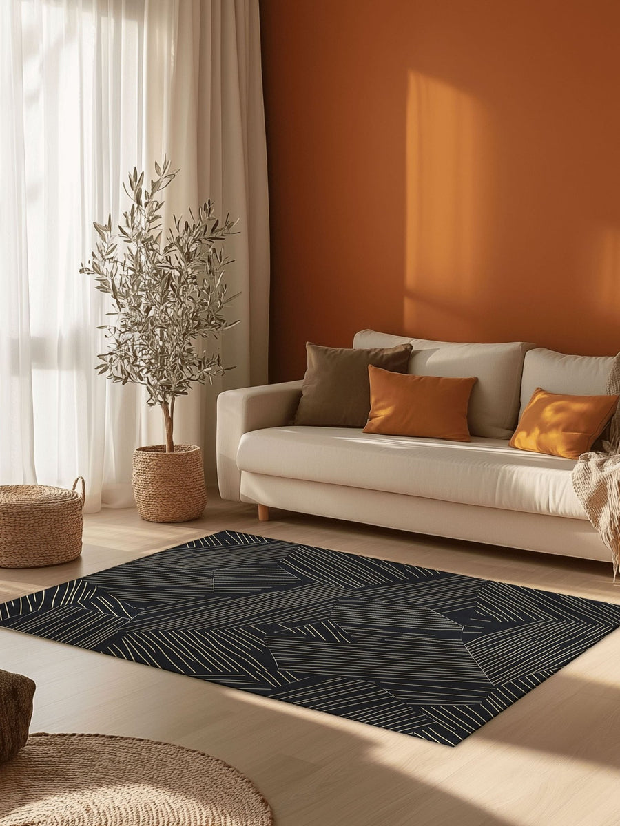 Ethereal Leafwork Rug | Nature - Inspired Rug by districtoasis