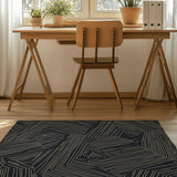 Ethereal Leafwork Rug | Nature - Inspired Rug by districtoasis