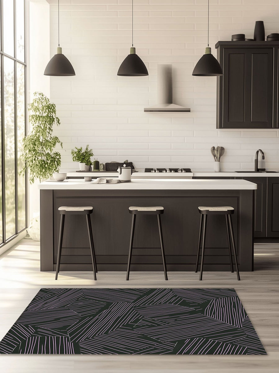 Ethereal Leafwork Rug | Nature - Inspired Rug by districtoasis