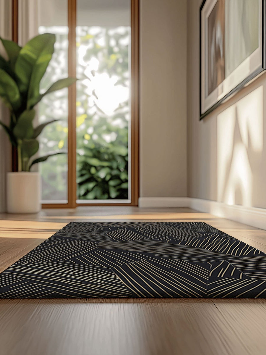 Ethereal Leafwork Rug | Nature - Inspired Rug by districtoasis
