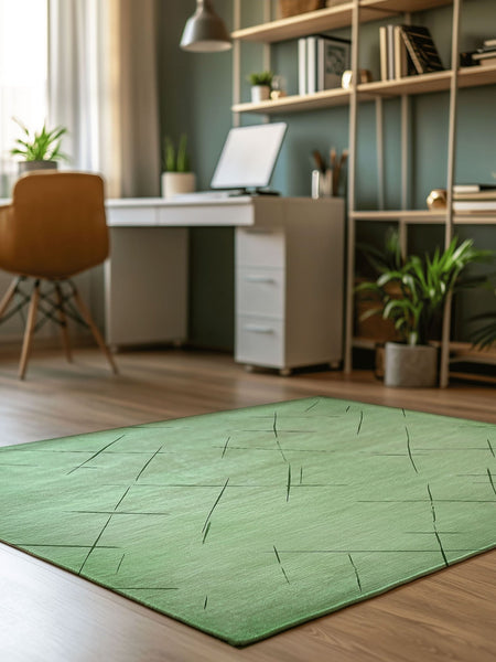 Faded Wilderness Scratch Rug | Nature - Inspired Rug by districtoasis