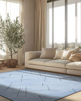 Faded Wilderness Scratch Rug | Nature - Inspired Rug by districtoasis