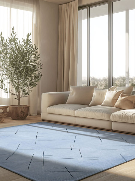 Faded Wilderness Scratch Rug | Nature - Inspired Rug by districtoasis