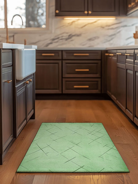 Faded Wilderness Scratch Rug | Nature - Inspired Rug by districtoasis