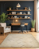 Faded Wilderness Scratch Rug | Nature - Inspired Rug by districtoasis