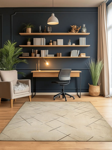 Faded Wilderness Scratch Rug | Nature - Inspired Rug by districtoasis