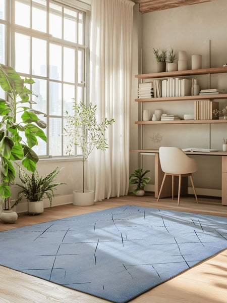 Faded Wilderness Scratch Rug | Nature - Inspired Rug by districtoasis