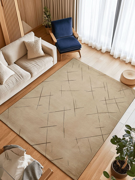 Faded Wilderness Scratch Rug | Nature - Inspired Rug by districtoasis