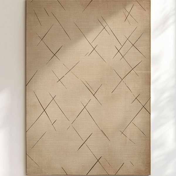 Faded Wilderness Scratch Rug | Nature - Inspired Rug by districtoasis
