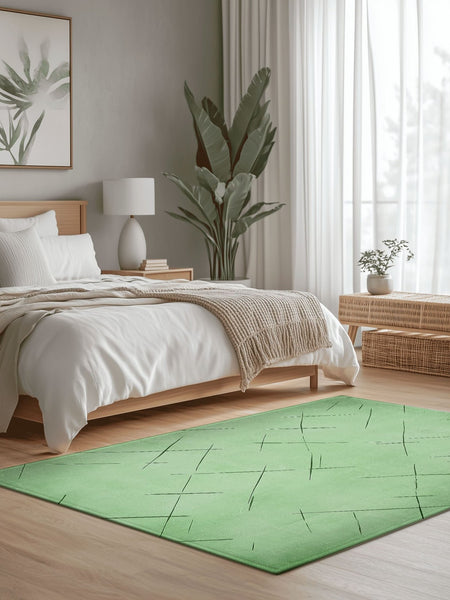 Faded Wilderness Scratch Rug | Nature - Inspired Rug by districtoasis