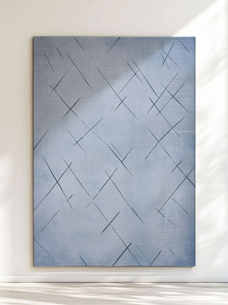 Faded Wilderness Scratch Rug | Nature - Inspired Rug by districtoasis