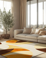 GeoChic Modern Boho Rug | Nature - Inspired Rug by districtoasis