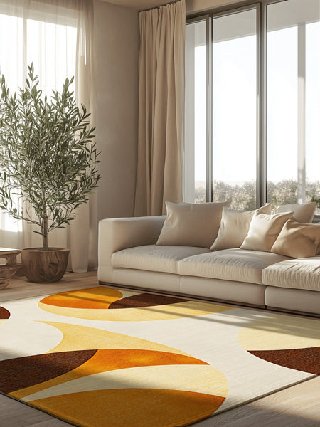 GeoChic Modern Boho Rug | Nature - Inspired Rug by districtoasis