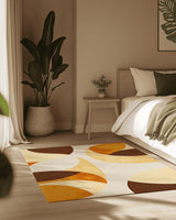 GeoChic Modern Boho Rug | Nature - Inspired Rug by districtoasis