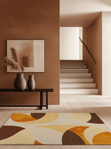 GeoChic Modern Boho Rug – Earth - Inspired, Stylish & Durable | Nature - Inspired Rug by districtoasis