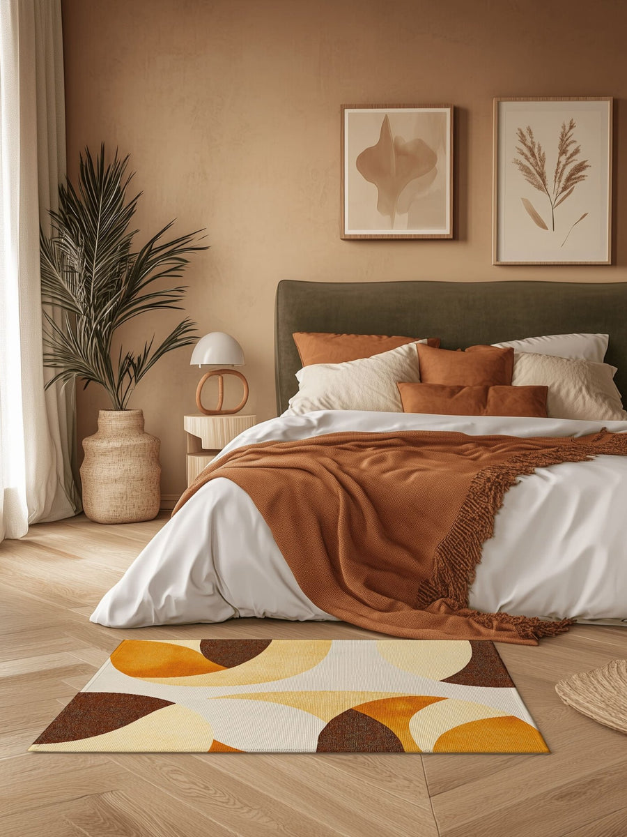 GeoChic Modern Boho Rug – Earth - Inspired, Stylish & Durable | Nature - Inspired Rug by districtoasis