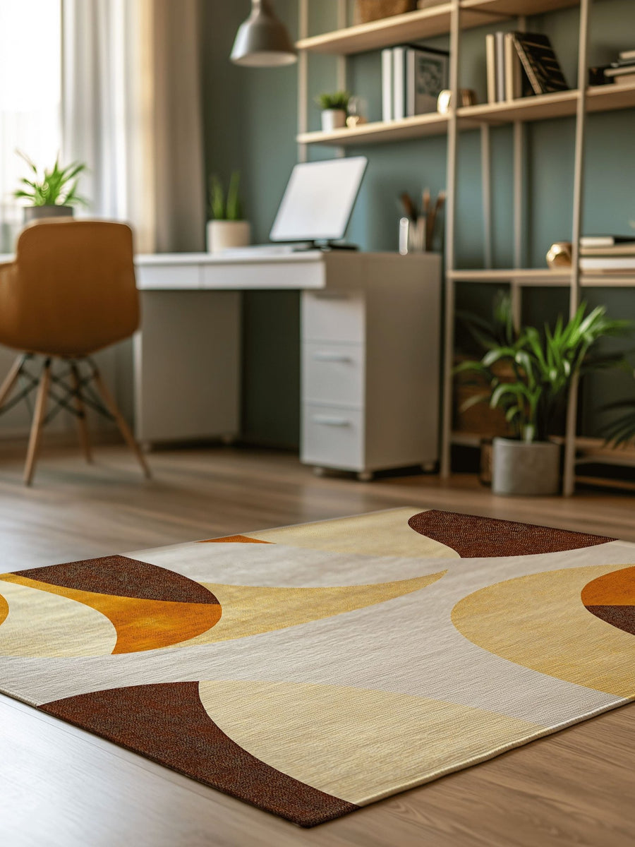 GeoChic Modern Boho Rug – Earth - Inspired, Stylish & Durable | Nature - Inspired Rug by districtoasis