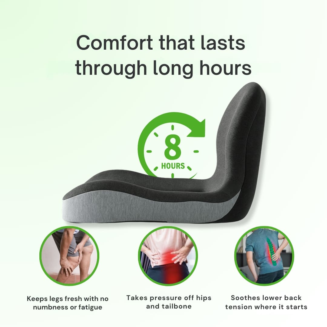 Cushion for Stress-Free Sitting Hours – OasisComfort™